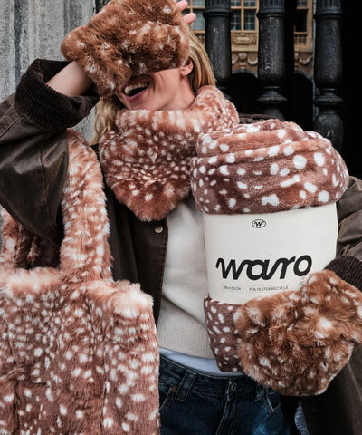 sac cabas tote bag fourrure motif bambi
