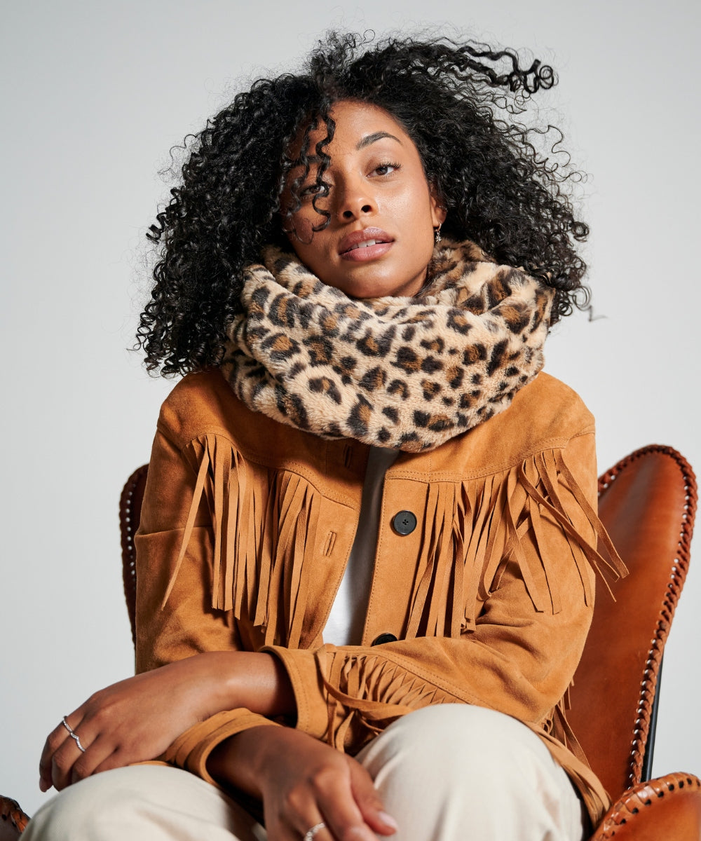 Tour de cou Fourrure - Léopard thumbnail 1