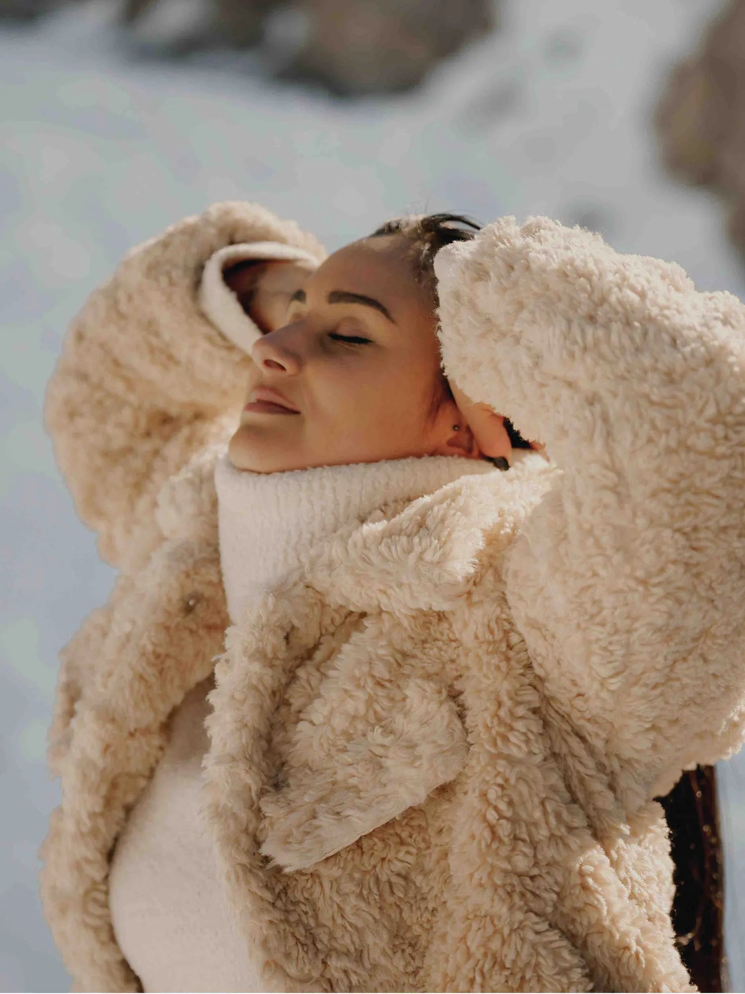 Teddy Bear Kurzjacke - Täubling thumbnail 5